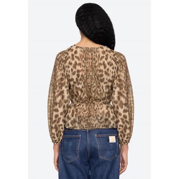 NEW SEA claude top in cream - Picture 3 of 3